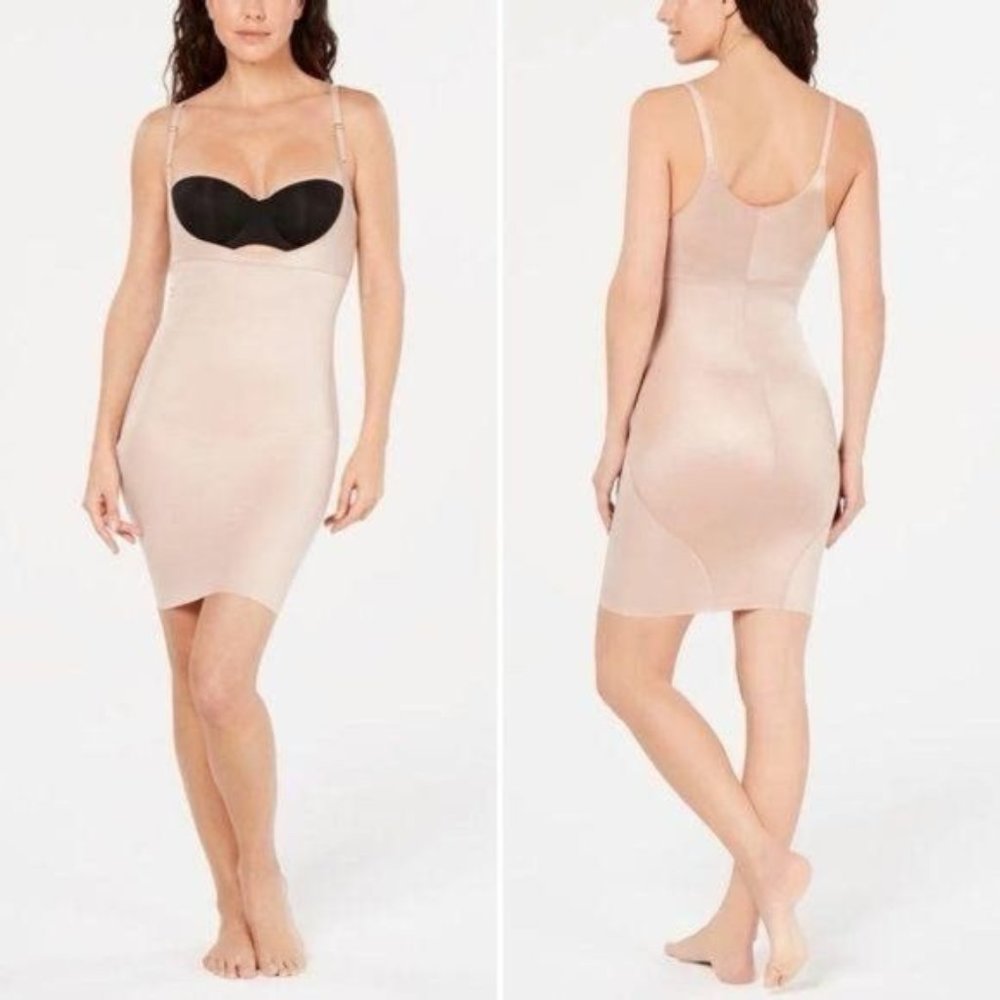 Spanx SmartGrip Open-Bust Full Slip NWT